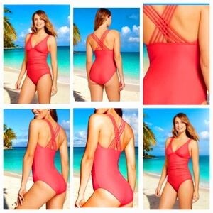S,M,L WOMENS CORAL COLORED MERONA BRAND ONE-…